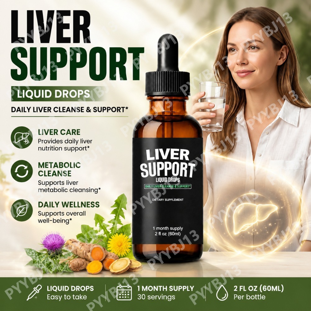 Herbal Wellness In - 肝臓サポートドロップス（ベルベリン、ミルクシスル、ターメリック、ジンジャー、ハーブエキス配合）健康のための毎日の栄養サポート 60ml