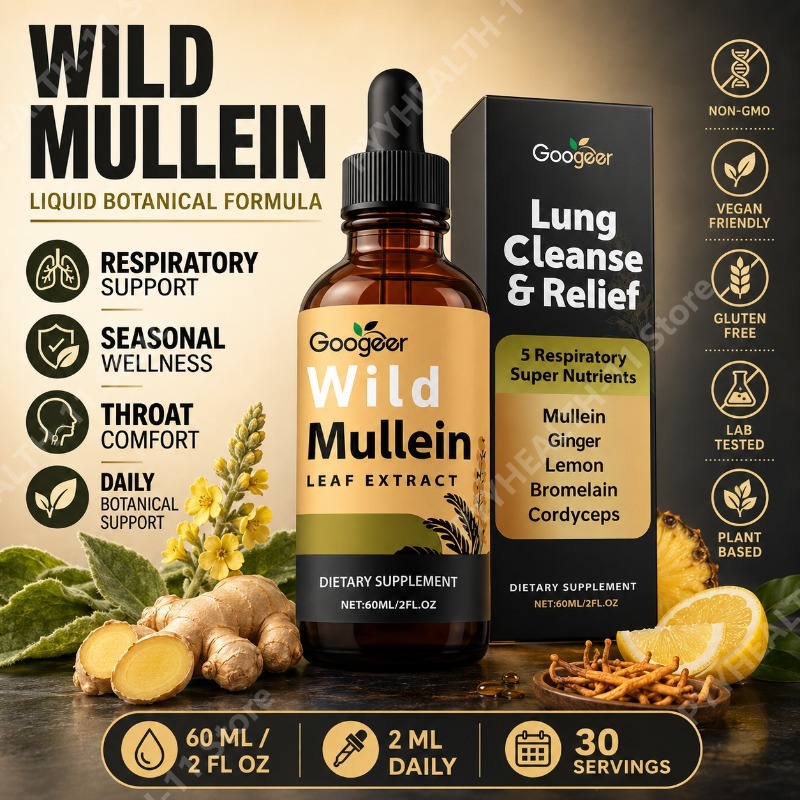 Herbal Wellness In - ムレイン液状ハーブブレンド（生姜、ブロメライン、レモン、冬虫夏草エキス配合）栄養補助食品 毎日の健康サポート 60ml